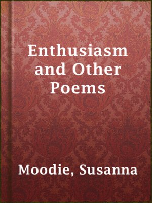 cover image of Enthusiasm and Other Poems